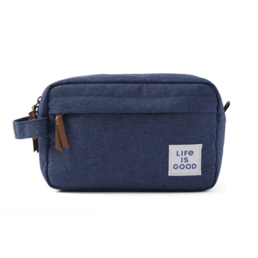 Life Is Good Blue Dopp Kit Toiletry travel bag